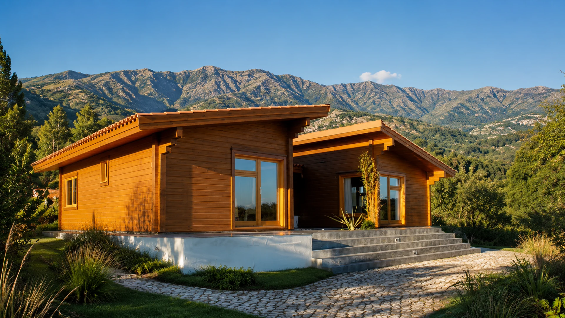 Casa de wood framing