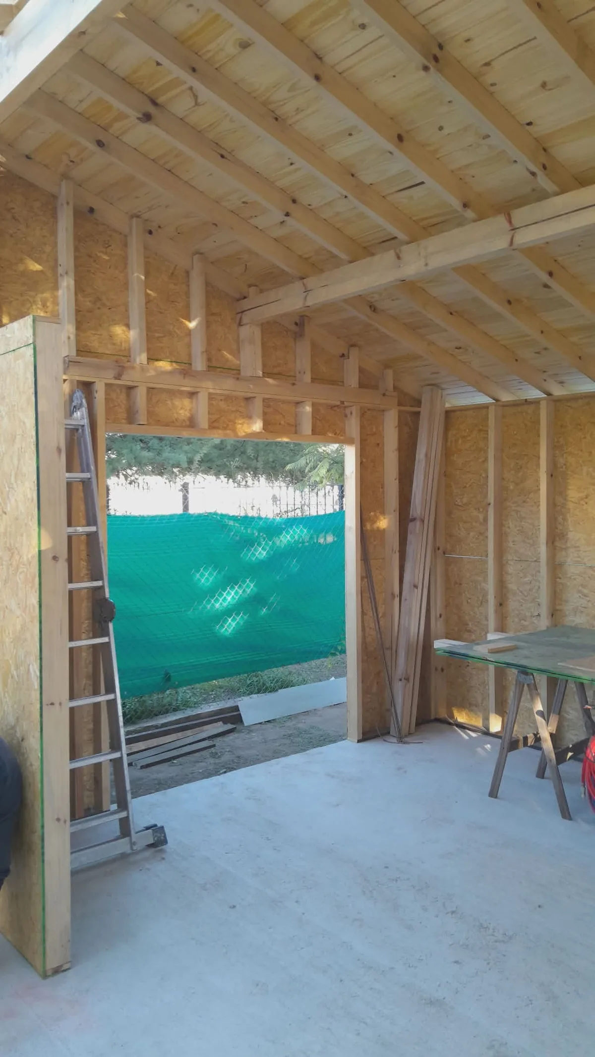 Exterior estructura Wood Framing