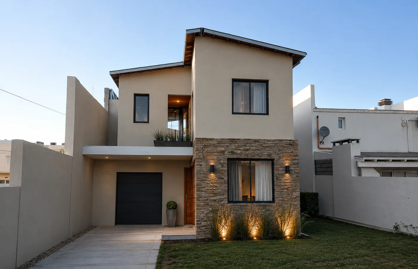 Vivienda Steel Frame realizada por Valle H&aacute;bitat