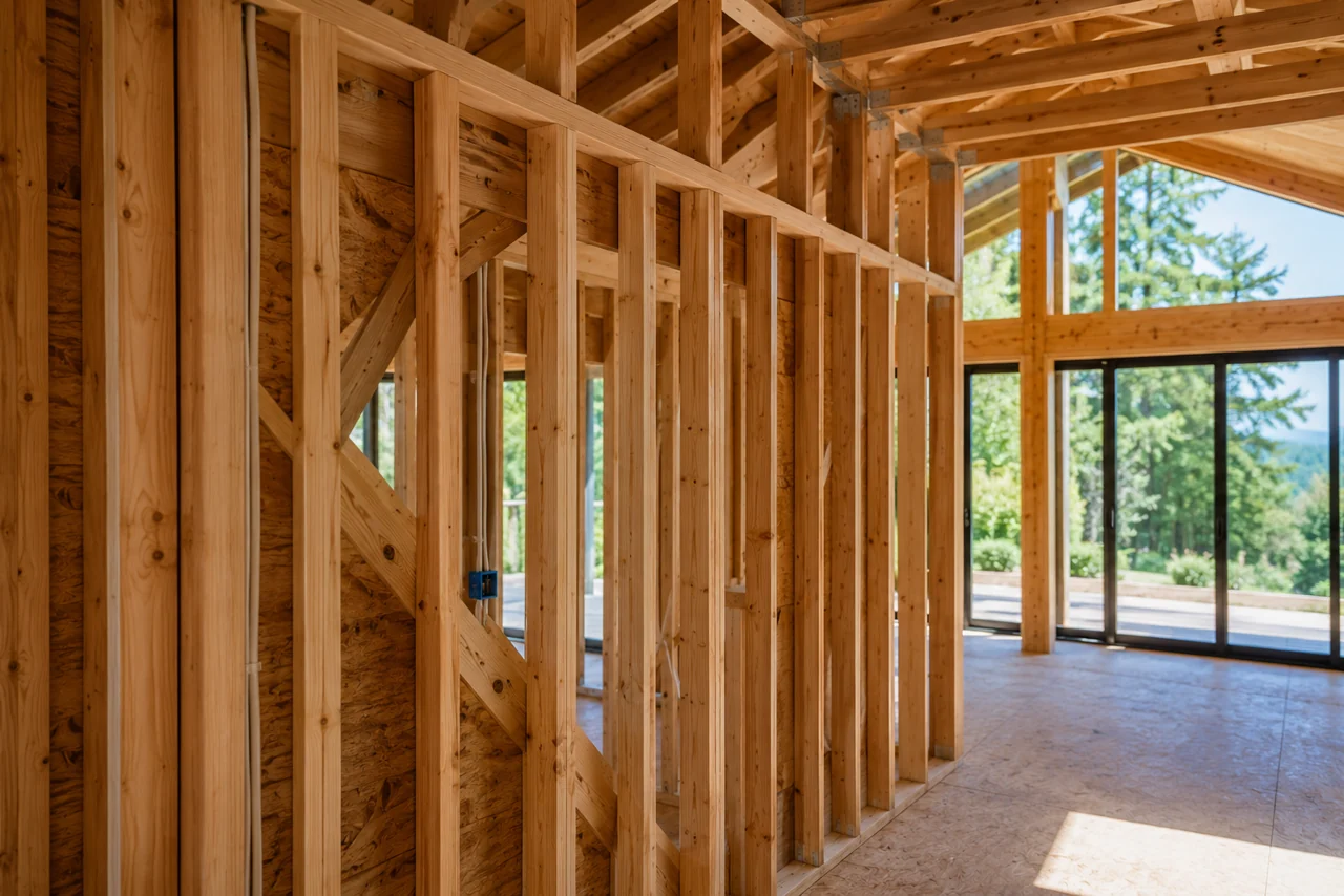 Montaje eficiente de estructura Wood Framing